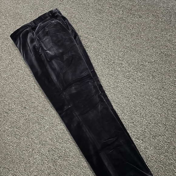 Polo Ralph Lauren velvet pants, color black/purple, 34 w 34 l - Picture 1 of 4
